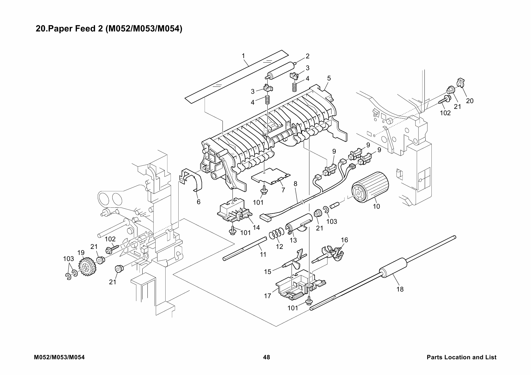 RICOH Aficio SP-5200S 5210SF 5210SR Parts Catalog-3